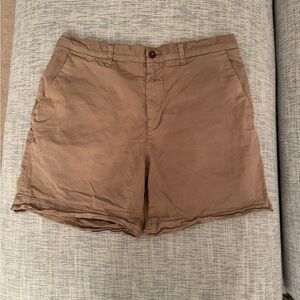 American Eagle Flex Chino Shorts Tan Khaki Mens Size 31